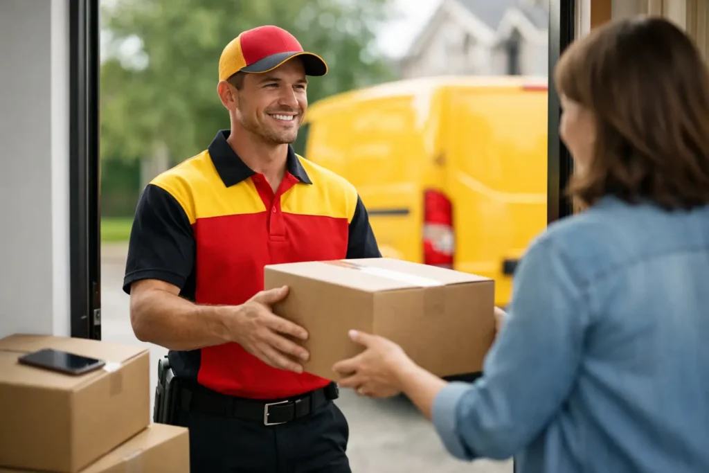 Coleta DHL em casa: como funciona