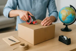 Como embalar encomenda para envio internacional
