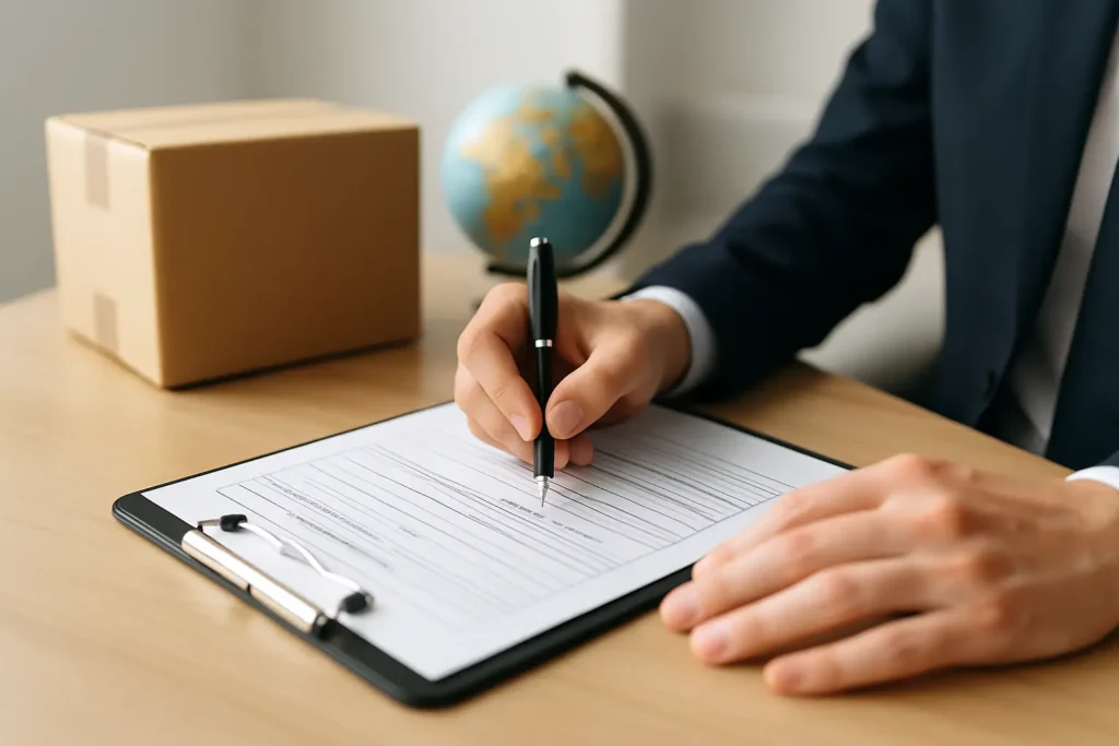 Declaração de conteúdo internacional sem erro