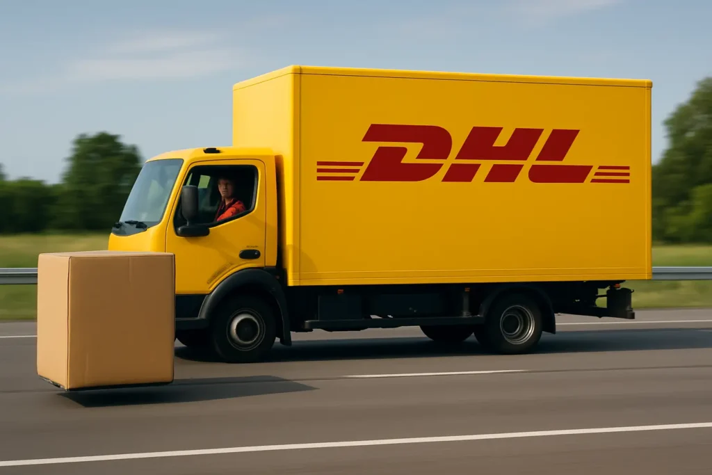 Em trânsito na DHL: o que é e o que fazer