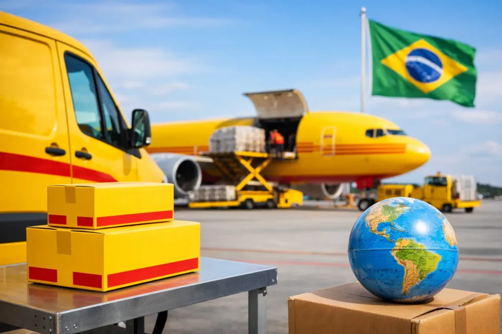 Envio internacional DHL Express Brasil