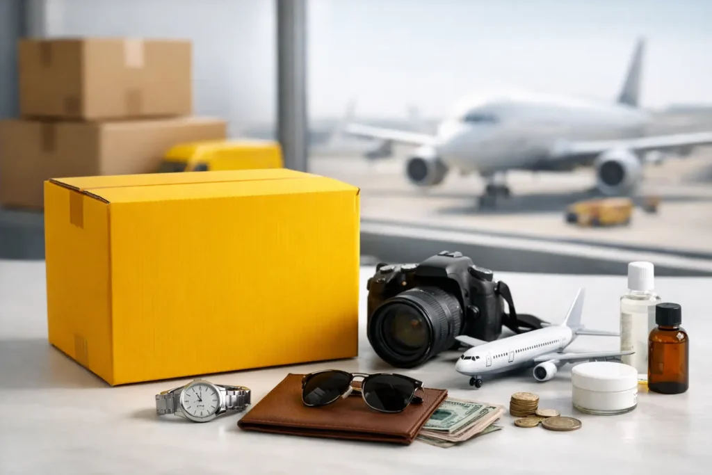 Itens permitidos em envio internacional DHL