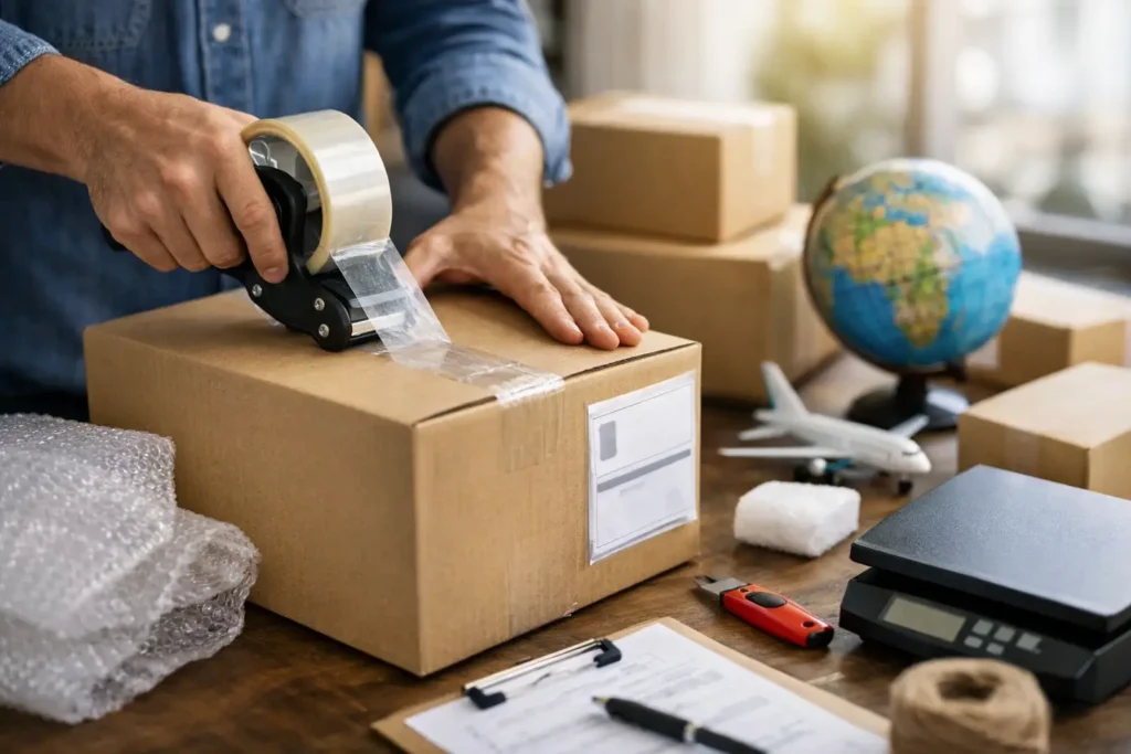 Como embalar encomenda internacional com segurança