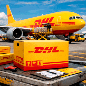 Transportadora internacional DHL em Uberlândia enviando encomendas para o exterior com rapidez