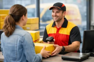 Como funciona atendimento de agente DHL autorizado