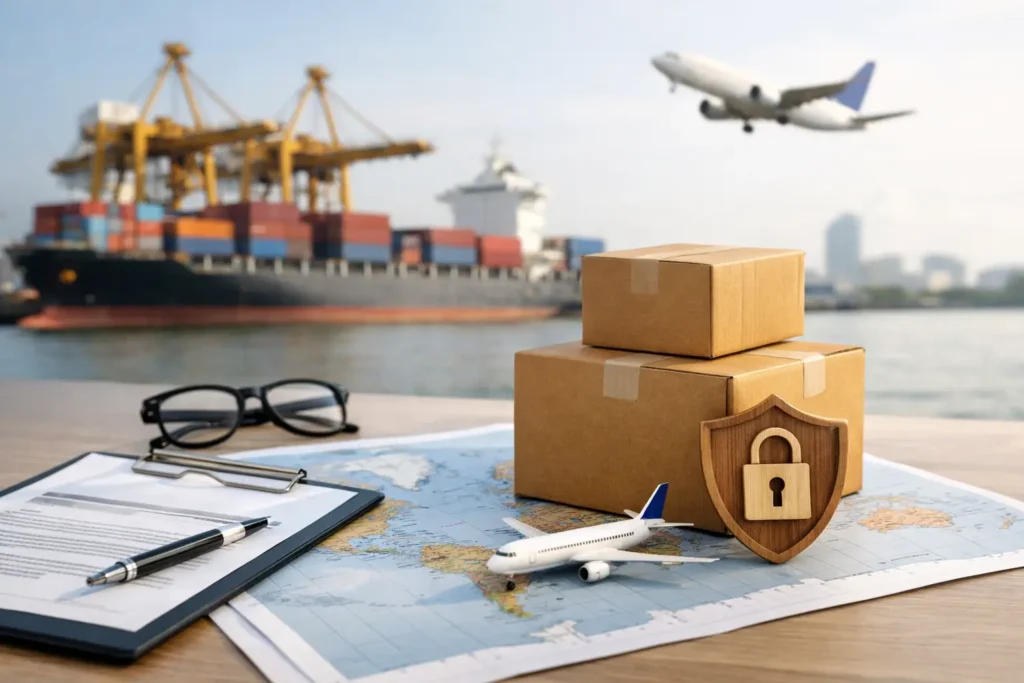 Como funciona seguro em envio internacional