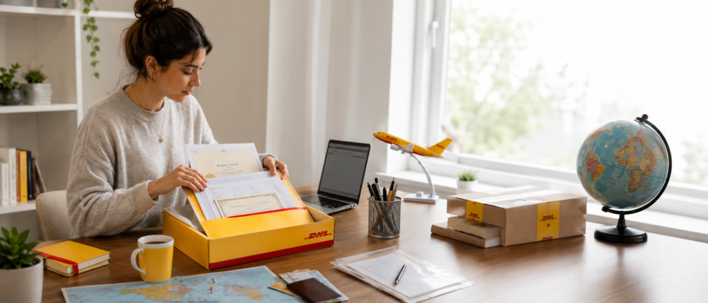 Envio internacional para estudantes: o que saber antes de mandar documentos