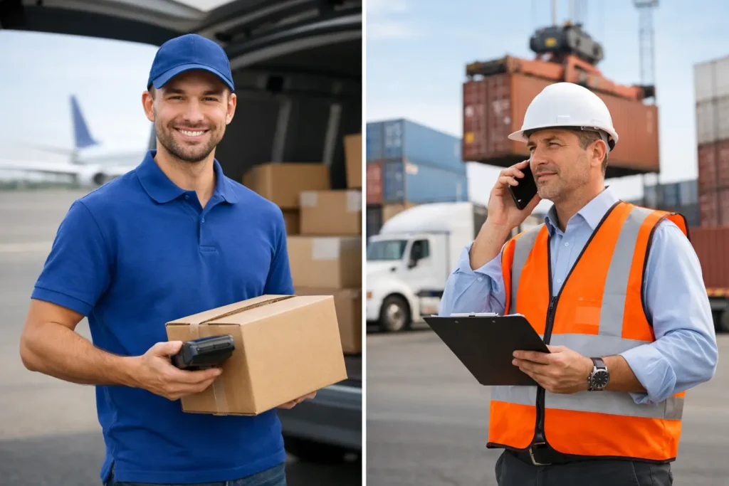 Courier versus agente de cargas: qual escolher?