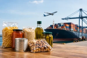 Posso enviar alimentos industrializados ao exterior?