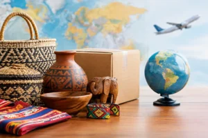 Exportação de artesanato para o exterior